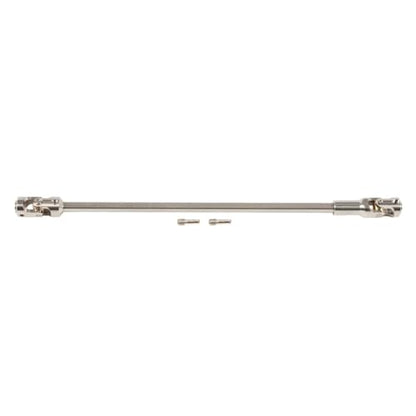 1/10 RC Crawler Stainless Steel Cut to Length Driveshaft 68-229mm Universal Drive Shaft for SCX10 III/Pro Capra TRX4 VS4-10 UTB18 LCG Chassis Cheater Rigs Upgrade Parts (Silver, 1) - color: Silver