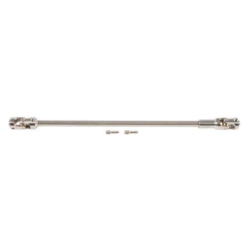 1/10 RC Crawler Stainless Steel Cut to Length Driveshaft 68-229mm Universal Drive Shaft for SCX10 III/Pro Capra TRX4 VS4-10 UTB18 LCG Chassis Cheater Rigs Upgrade Parts (Silver, 1) - color: Silver