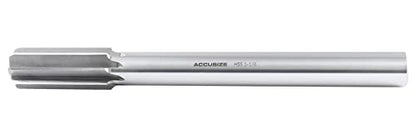 Accusize Industrial Tools 5015-0320 H.S.S. M2 Straight Shank Straight Flute Chucking Reamer, 1-1/4 in | 1-1/4" HSS M2 Straight Shank Straight Flute Chucking Reamer, Flt Len 3", OAL 11-1/2", Right Hand Cut, 10 Flute - size: 1-1/4 in.