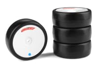 Team Corally - Attack RXA V2 rubber tires - 1/10 EP touring - 36 shore - Asphalt - 4 pcs