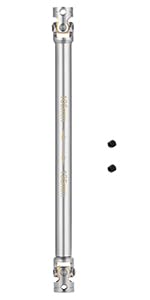 RC-Hub 1Pcs Metal RC Driveshafts for 1:14 Tamiya Trailer Tractor Truck | 45-50/47-57/55-67/60-80/70-90/110-260mm Drive Shaf,RC Car Upgrade Parts - size: 105-135mm