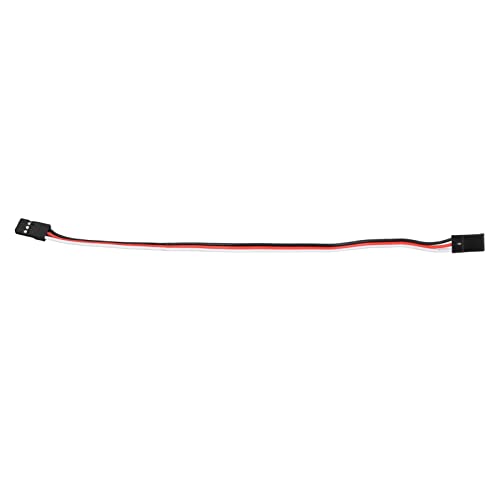 Servo Extension Cable 3 Pin Brass Core High Conductivity Flexible Durable Wire for RC Cars Drones Helicopters Aircraft 10PCS Set (200mm Female to Female) - size: 200mm female to female