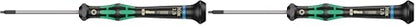 Wera 05118066001 2054 Screwdriver for hexagon socket screws for electronic applications, 1.5 x 60 mm (Pack of 2) - size: One Size (Pack of 2)