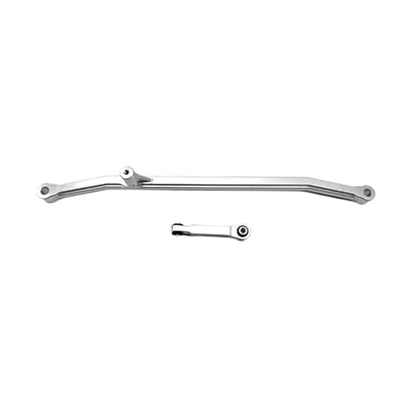 RC Links Linkage Compatible with LOSI for LMT for Monster for Trucks 18 RC Upgrade Part Steering Link Rod RC Car Part Stronger Steering Linkage Tie Rod(White) - color: White