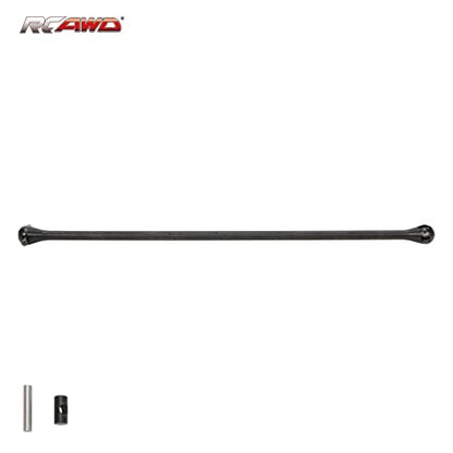 RCAWD CVD Driveshaft Dogbone 201mm #45 Steel ARA310924 for Arrma Kraton 8S BLX RTR EXB Roller Upgrade Parts (Black)