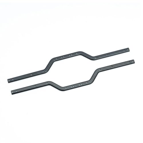 2PCS Metal Chassis Frame Rails Set, RC Metal Side Chassis Frame Replacement Parts for 1/24 FM-S FC-X24M Micro RC Rock Crawler Off-Road Truck