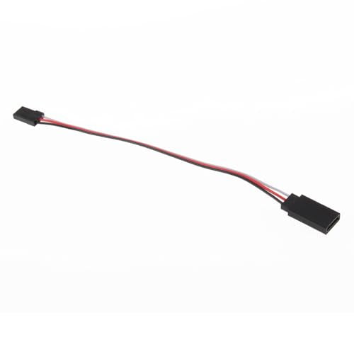 RC Servo Extension Cable, JR Plug Male to Female, 15cm (6in), for RC Car, Helicopter, Airplane, 10 Pack
