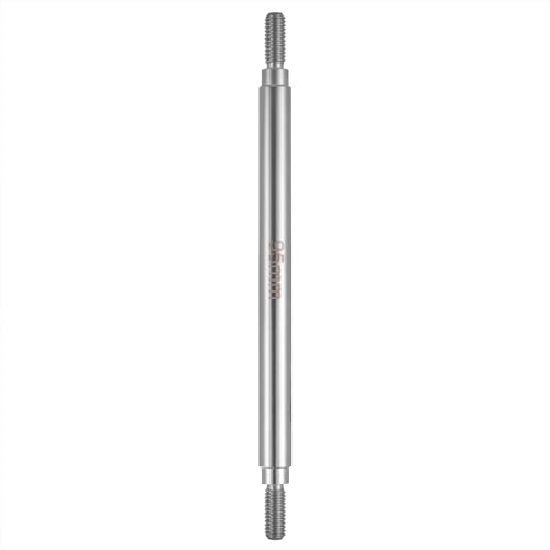 2Pcs M4 Stainless Steel RC Links for 1/10 Axial Wraith SCX10 TRX-4 | 1 Pair RC Steering Linkage Set, 50mm/55mm/60mm/70mm/75mm~155mm - style: 95mm