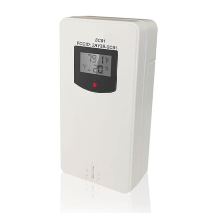 Wireless Remote Sensor Outdoor Thermometer Replacement for SC91