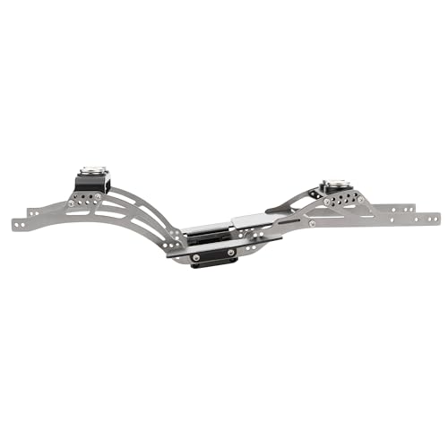 MEUS RACING SCX24 LCG Chassis TC4 Titanium Frame for Axial SCX24 C10 Bronco Wrangler 1/24 RC Crawler Upgrades (C10) - color: C10