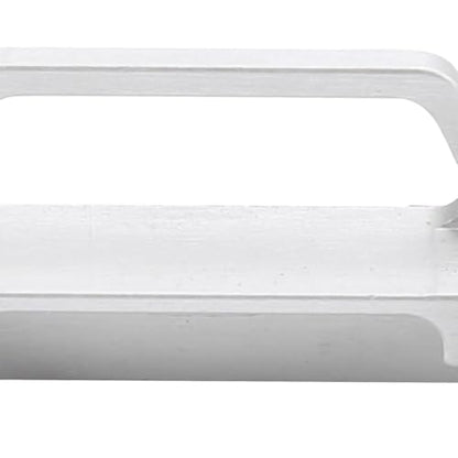 1/24 RC Car Front Bumper, Aluminum Alloy Metal Bumper Upgrade Parts Accessories with 2 Screw for SCX24 90081 RC Crawler Car (Silver) - color: Silver