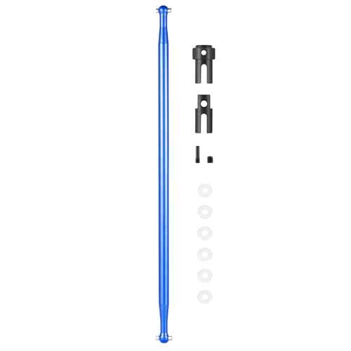 Aluminum Center Driveshaft Upgrade Parts, Navy Blue | For Tra-xxas 1/10 Slash 4X4 RC Car - color: Navy Blue