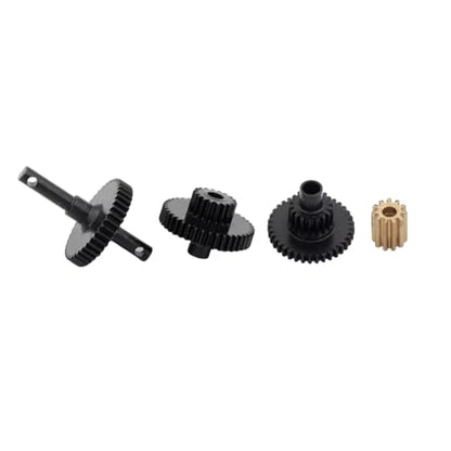 RC Car Parts for Traxxas for TRX-4M for Bronco for Defender 9791X 9791 1/18 Metal Transmission Gear Box Gearbox Housing RC Crawler Car Upgrade Parts Accessories(Set Gears) - size: Set gears