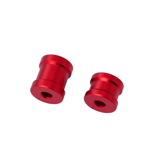Aluminum Rear Chassis Brace Collar Spacer Set for Arrma 1/8 Kraton Notorious Outcast Talion 6S RC Part (Red) - color: Red