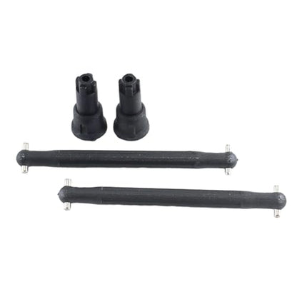 2 Pieces RC Car Driveshaft Dog Bone Drive Axle Replacements and Wheel Stub Axle Cup for 16101
