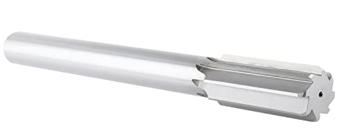 Accusize Industrial Tools 5015-0320 H.S.S. M2 Straight Shank Straight Flute Chucking Reamer, 1-1/4 in | 1-1/4" HSS M2 Straight Shank Straight Flute Chucking Reamer, Flt Len 3", OAL 11-1/2", Right Hand Cut, 10 Flute - size: 1-1/4 in.