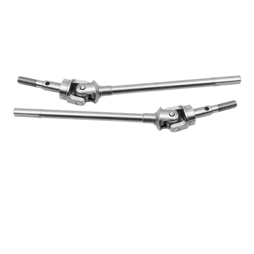 SCX10 II AR44 Axle Upgrade Parts Bevel Gear Set Universal Shaft Steering Knuckles Servo Link for 1/10 RC Crawler Axial 90046(1) - color: 1