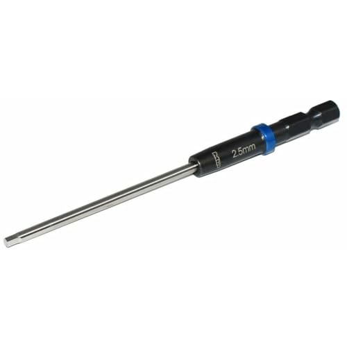 MIP Metric RC 1/4" Hex Bit 9209S 2.5mm – Hex Head Allen Wrench Drill Tools Tool Bits for Screwdrivers, Electric Screwguns, and Power Drills For RC Cars - Made in USA - size: 2.5mm - Hex