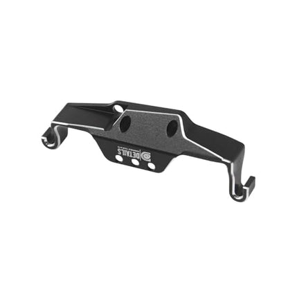 Hobby Details Aluminum Rear Axle Gear Box Skid Link Wheel Upgrade Set for 1/30 Axial SCX30 Jeep Wrangler RC Cars, Black and Gold (Battery Tray) - color: Battery Tray