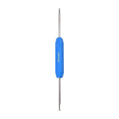 JRready DT series Solid contacts Pin removal tool DRK-RT1, Deutsch Connector Removal Tool, 90 Degree Hook+ Standard Flat Head Screw Driver, suitable for DT, DTM, DTV, DRB, DRCP and STRIKE connectors - size: Removal Tool(DRK-RT1)