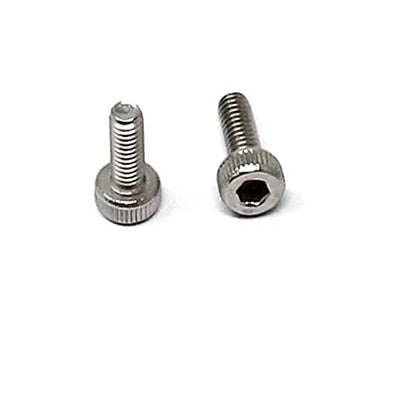 iexcell 100 Pcs M2 x 6mm Thread Pitch 0.4 mm Stainless Steel 304 Hex Socket Head Cap Screws Bolts Kit - size: M2 x 6mm