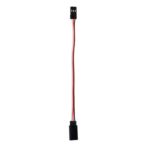 15Pcs 3-Pin Servo Extension Cable 15cm Male to Female JST Plug Servo 30 Core Wire Cable Connectors Fit for JR RC Airplane Car Remote Control Parts