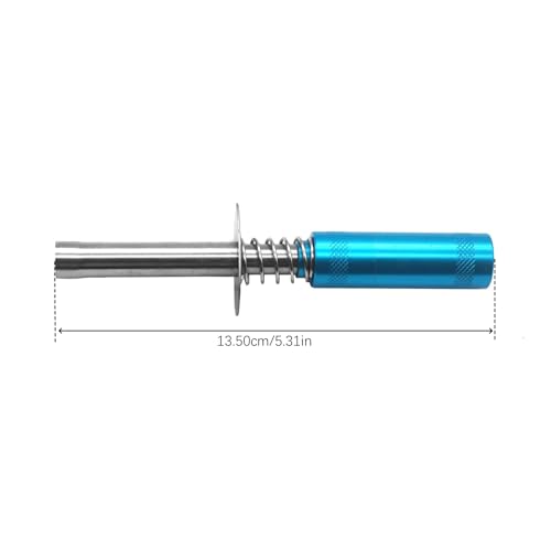 1/8 RC Car Glow Plug Igniter Starter 1/10 Nitro Engine Start Tool Support AA Batteries Power Compatible with 1:8 1:10 Scale Crawler Buggy Monster Truck Car Boat Plane Traxxas Tamiya Blue