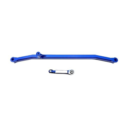 RC Links Linkage Compatible with LOSI for LMT for Monster for Trucks 18 RC Upgrade Part Steering Link Rod RC Car Part Stronger Steering Linkage Tie Rod(Blue) - color: Blue