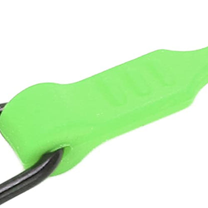RC Car Body Clips Pins, 4 Pack Universal Metal and Silicone Shell Retainers, Green, Compatible with ARRMA Axial SCX10 D90 GEN8, 1/10 Scale Model Cars