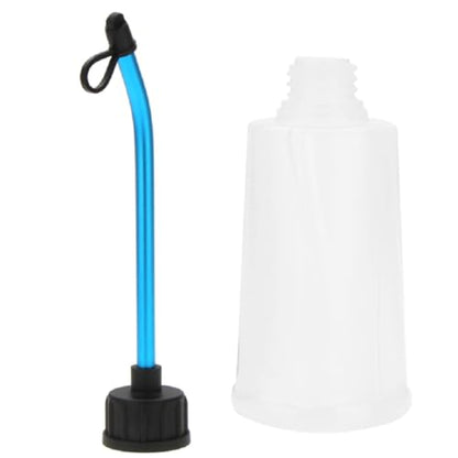 ShareGoo Universal RC Nitro Fuel Filler Refill Bottle 250CC Oil Bottle Compatible with HSP HPI Tamiya Traxxas Gas Nitro Model RC Car Truck Tank,White