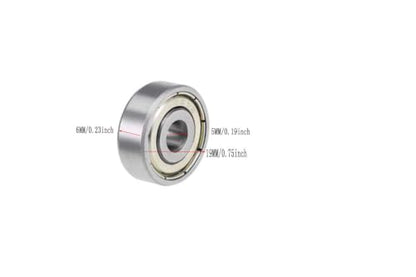 10-Pack 635-ZZ Double Rubber Sealed deep Groove Ball Bearings, 5MMx19MMx6MM, pre-Lubricated, Stable Performance, and Cost-Effective Ball Bearings - size: 635ZZ