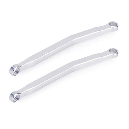 Aluminum High Clearance Chassis Links for 1/30 Axial SCX30 RC Crawler Car Upgrade Parts (Silver) - color: Silver