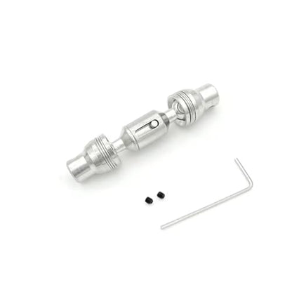 RC Car Transmission Shaft for WPL 1/16 6WD B16 Replacement Transmission Shaft RC Truck Car Universal Joint Shaft Upgrade Parts Metal CVD Drive Shaft Center Shaft(Silver,Size 1) - color: Silver, size: Size 1