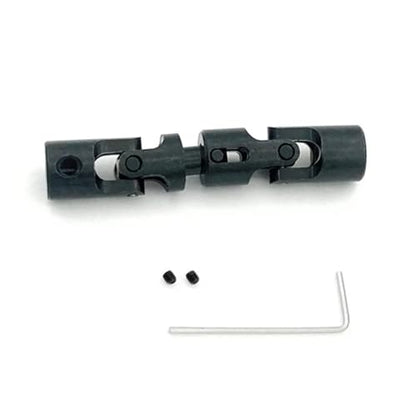 RC Car Transmission Shaft for WPL 1/16 6WD B16 Replacement Transmission Shaft RC Truck Car Universal Joint Shaft Upgrade Parts Metal CVD Drive Shaft Center Shaft(Black,Size 2) - color: Black, size: Size 2
