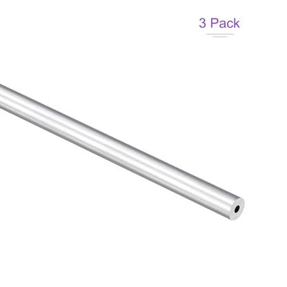 DMiotech 3Pack (6mm OD x 2mm ID) 6063 Aluminum Round Tube 300mm Length Industry Metal Tubing for Machinery Frame Construction DIY Projects - size: 6mm x 2mm x 300mm