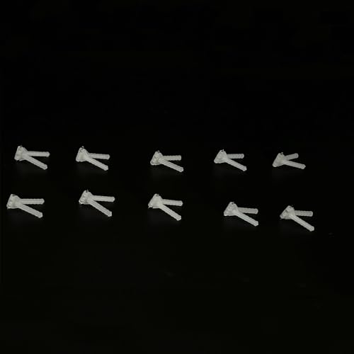 10PCS RC Airplane Plastic Needle Hinge Pin Hinge for RC Plane Helicopter Aircraft DIY Model Plane Fix Wing Parts Foam Model Plane Replacement (2.5x33mm) - style: 2.5x33mm