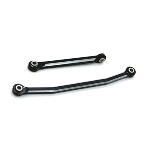 Compatible with FMS for FCX24 1/24 Rc Model Crawler Car Truck for Buggy Metal Steering Rods Steering Linkage Tie Link Upgrade Parts Kit Linkage - color: Black