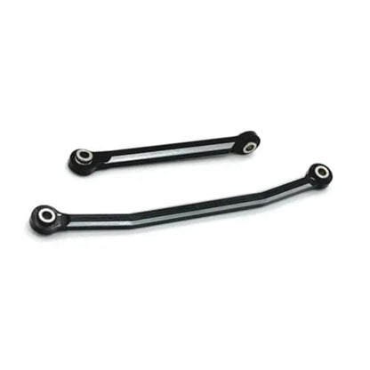 Compatible with FMS for FCX24 1/24 Rc Model Crawler Car Truck for Buggy Metal Steering Rods Steering Linkage Tie Link Upgrade Parts Kit Linkage - color: Black