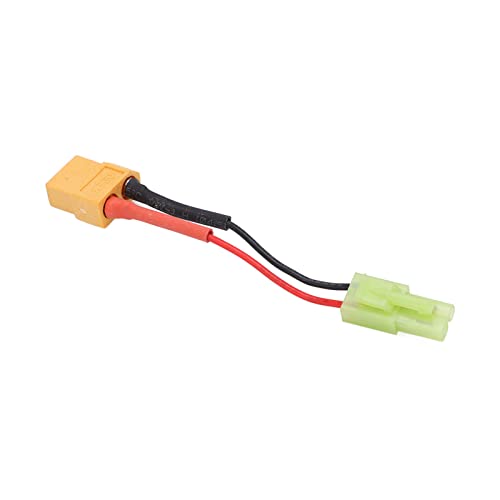 XT60 Male to Male Adapter Cable, 6cm Silicone Wire with Strong Compatibility, for RC Car Airplane Boat Battery Charger
