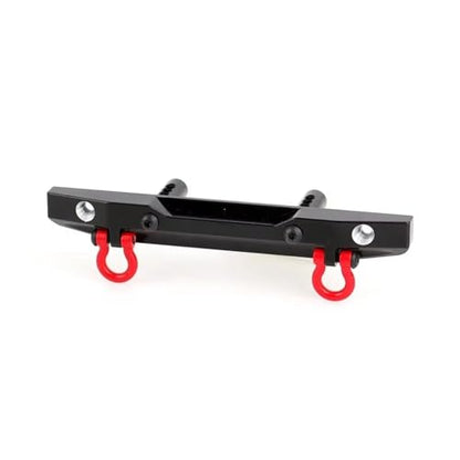 RC Upgrade Bumper Compatible with Axial for SCX10 PRO 1/10 RC Crawler Car CNC Aluminum Rear Bumper Set Shackles Upgrades Parts Accessories