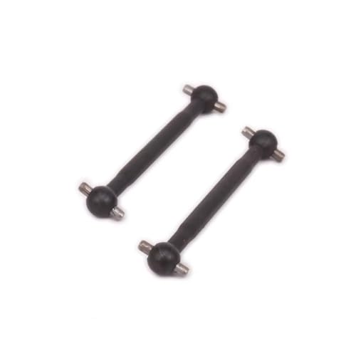 RC Drive Shafts Parts for HPi Rs4 RS4018 116034 113714 1/10 2PCS 50.5mm for Universal Drive Axle Dogbone RC for Hobby Car Replacements Parts(Black) - color: Black
