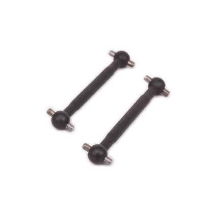RC Drive Shafts Parts for HPi Rs4 RS4018 116034 113714 1/10 2PCS 50.5mm for Universal Drive Axle Dogbone RC for Hobby Car Replacements Parts(Black) - color: Black