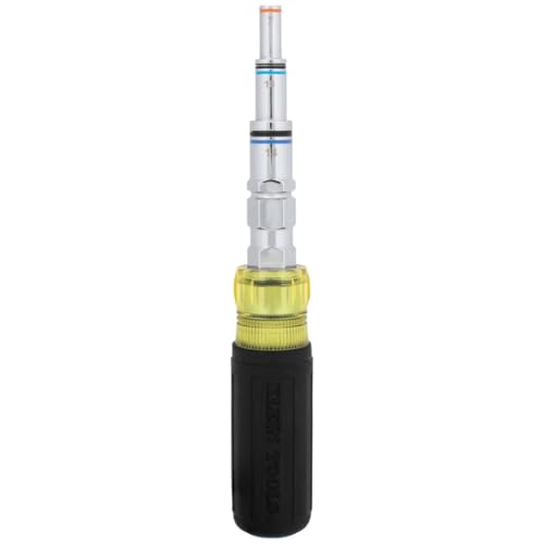 Klein Tools 32809MAGM 11-in-1 Multi-Nut Driver Tool, Magnetic Pass-Through Driver with Metric Hex Nut Sizes 5mm to 19mm - style: 11-in-1 Metric Nut Driver