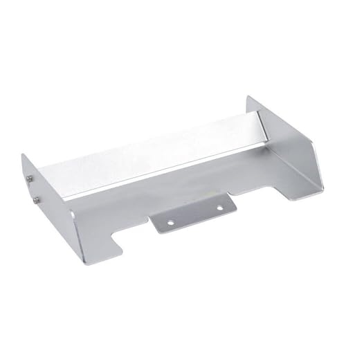 Metal Rear Wing for Tamiya 1/10 TT-02B DF-02 DT-02 RC Car Tail Wing Rear Spoiler Wing Parts (Silver) - color: Silver