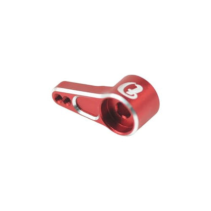 Hobby Details Aluminum Rear Axle Gear Box Skid Link Wheel Upgrade Set for 1/30 Axial SCX30 Jeep Wrangler RC Cars, Red (Aluminum Servo Arm) - color: Aluminum Servo Arm