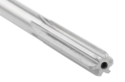 Accusize Industrial Tools Chucking Reamer, 8.0 mm, 0400-5080 | 8.0 mm ANSI HSS M2 Straight Shank Straight Flute Chucking Reamers, Right Hand, 7.04 mm Shank, 6 Flute, 6" OAL - size: 8.0 mm