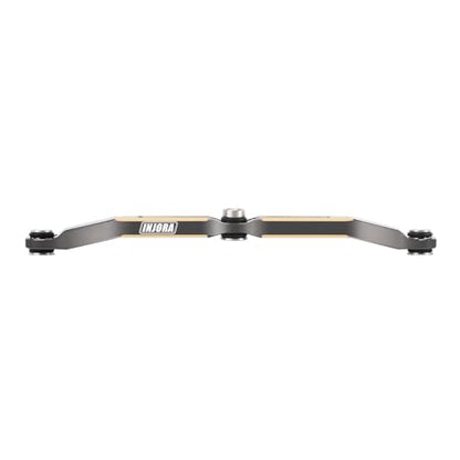 INJORA Brass Steering Link for 1/18 RC Crawler TRX4M Upgrade, 12g (Grey) - color: Grey