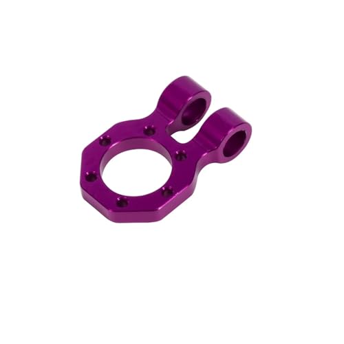 Compatible with SCX10 for PRO for Element for Power for Wagon for Comp DIY Modular Shackle Fits 4.5mm Tube Bumper 1/10 RC Rigs Crawler RC Car Accessories(Purple,1PCS) - color: Purple, size: 1PCS