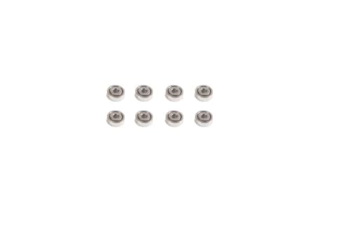 8-Pack 681-ZZ Double Rubber Sealed deep Groove Ball Bearings, 1MMx3MMx6MM, pre-Lubricated, Stable Performance, and Cost-Effective Ball Bearings - size: 681ZZ
