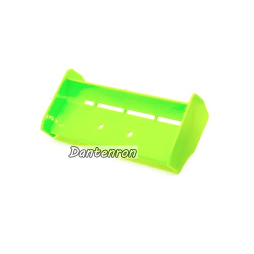 1/10 RC Car Force Rear Spoiler High Down Force Body Wing Tail Compatible with 1:10 Scale RC Off Road Short Course Truck Buggy Racing Car (Green) - color: Green